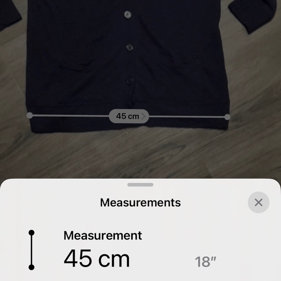 Gap Ladies Size S Navy Lightweight Button-up Cardigan - Picture 16 of 16